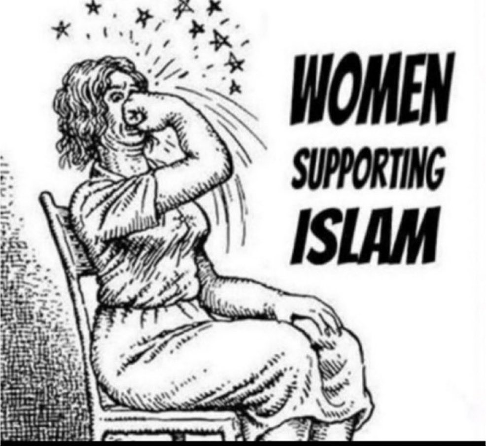 rightsidefreee's tweet photo. @realMaalouf Islam does not respect women, the west should realize this before it’s too late. https://t.co/pZV0skIHbz