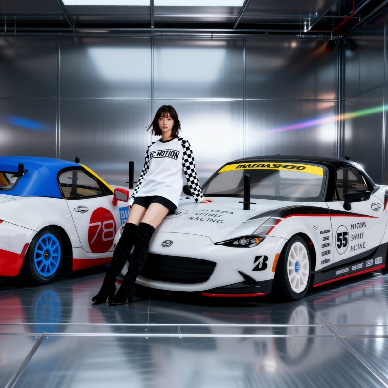 jason9394's tweet photo. A double dose of pure Mazda racing heritage tucked away in the garage. π―π΅ππ€#MazdaMiata #MiataND #MX5 #Mazdaspeed #Gundam78 #ScaleModel #RCHobby #CustomLivery #JDMGram #AI #RC #Tamiya #MB01 #RWD #Mazda #Roadster https://t.co/SgCWEk0i5H