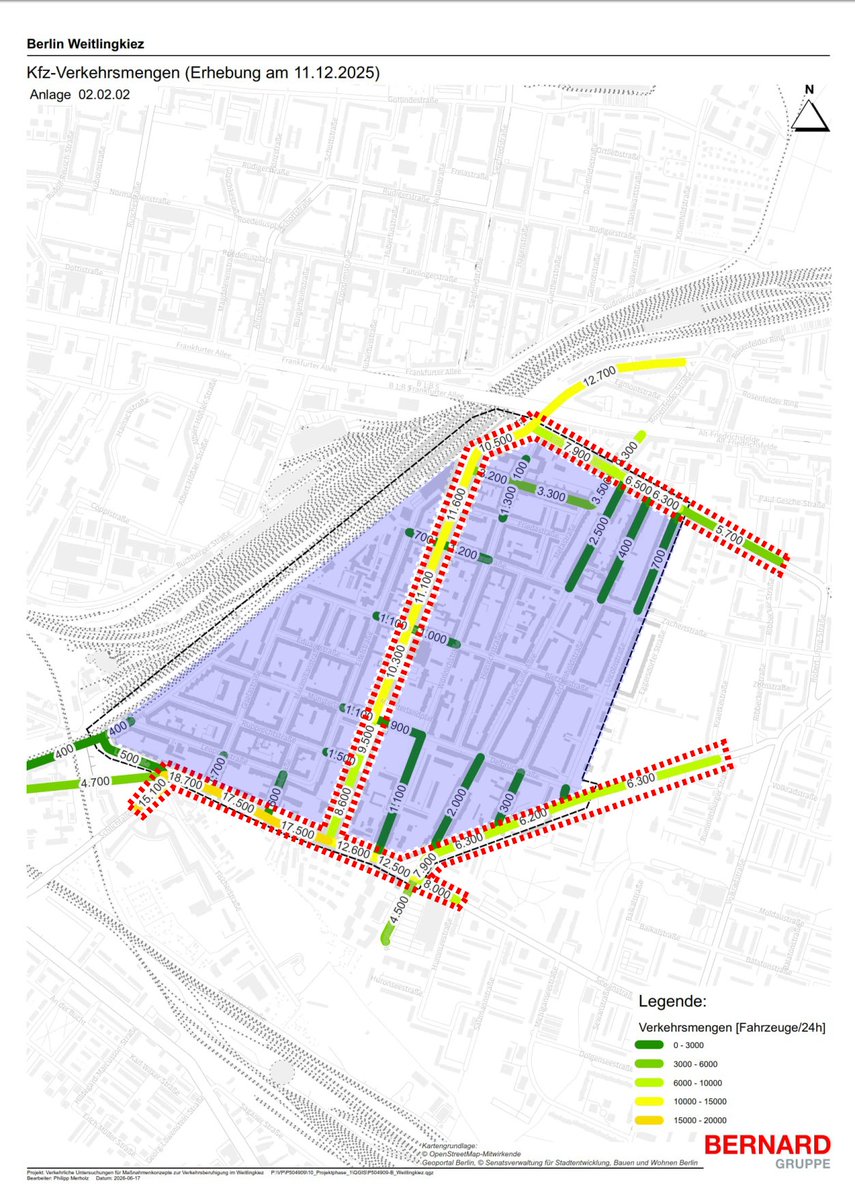 ttopliner's tweet photo. #weitlingkiez #kiezblock Der Weitlingkiez soll zu einem Kiezblock werden. Es ist geplant den PKW Verkehr aus den blau markierten Flächen auf die rot schraffierten Flächen (Hauptstraßen) umzulenken. Betroffene sind die Anwohner an der Hauptstraßen die mehr belastet werden. https://t.co/QU8oC4rUYy
