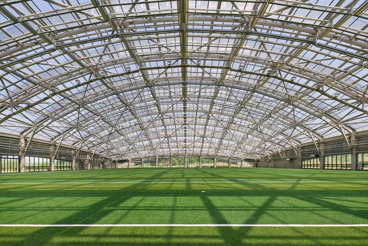 parametricarch's tweet photo. ⚽ Korean Football Park by @UNStudio_Arch in Cheonan, South Korea https://t.co/CXe7QKZGfE