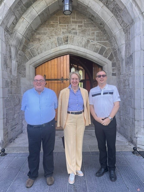 StPatsMaynooth's tweet photo. We welcomed Austrian Ambassador Melitta Schubert to SPPU today. As part of Ireland’s EU Presidency, Kildare is twinned with Austria. The ambassador was able to explore the connections between SPPU & Austria. #maynooth #sppu #spcm #stpatricks #austrianembassy #eupresidency https://t.co/w7TH6SzXpO