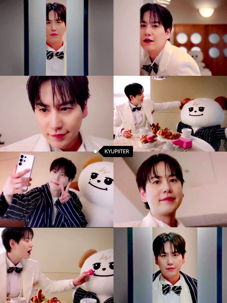 KYUPIITER's tweet photo. Kyumae and kyuhyun moment. 🤍🤏🏻

#규현 #KYUHYUN https://t.co/KfbWcG5nao