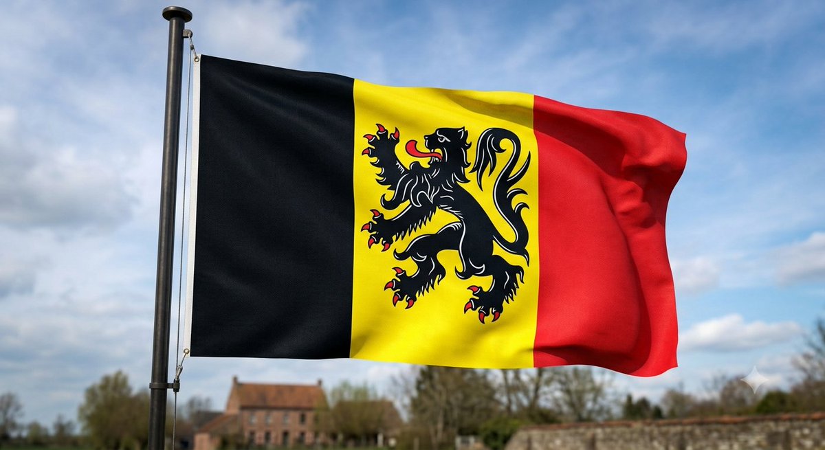 HansMan28's tweet photo. Als België vanavond wint van Spanje, dan kleurt heel België morgen zwart-geel-rood uit pure nationale trots. 

Op de Vlaamse feestdag 🫠 https://t.co/YkK25rsSiY