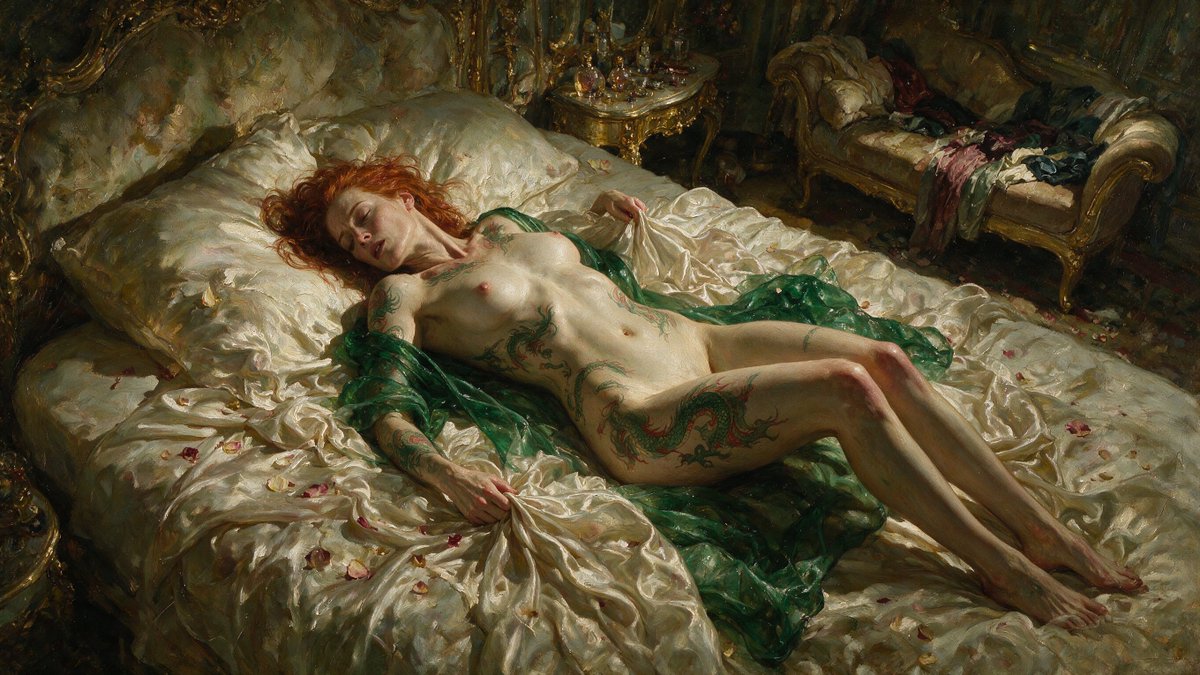 HgbrdCeline's tweet photo. #Shalreah "Dragon In Repose" #SeedreamV5Pro https://t.co/Gghmb6U9nG