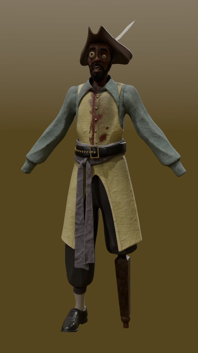 BendyBirb's tweet photo. Captain Clark Textures are mostly complete just need a few touch ups in some places. Only thing I really have left to do is the hands but I cant be bothered there's no good reference anywhere
#Blender #3D #SubstancePainter #Backrooms https://t.co/hBrIBzCHXO