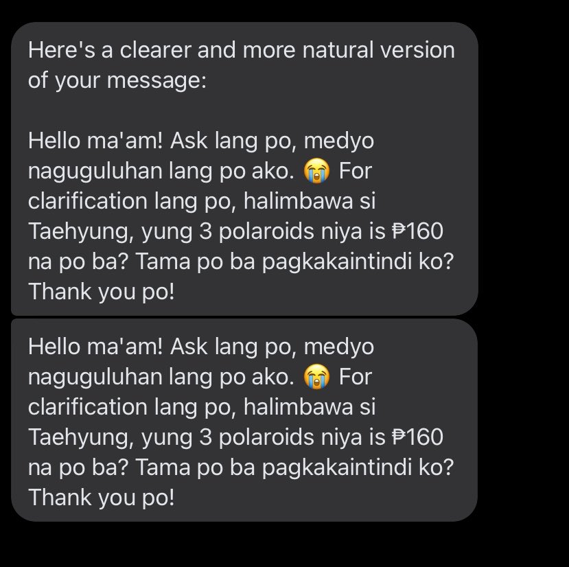 mygjjkmailz's tweet photo. ANG TAWA KO??? 😭😭😭😭😭 KQUSHSHSNSJSNSJAHS JUSKO MAG IINQUIRE NA NGA LANG AI PA 😭 https://t.co/sJVpYzA9Sf