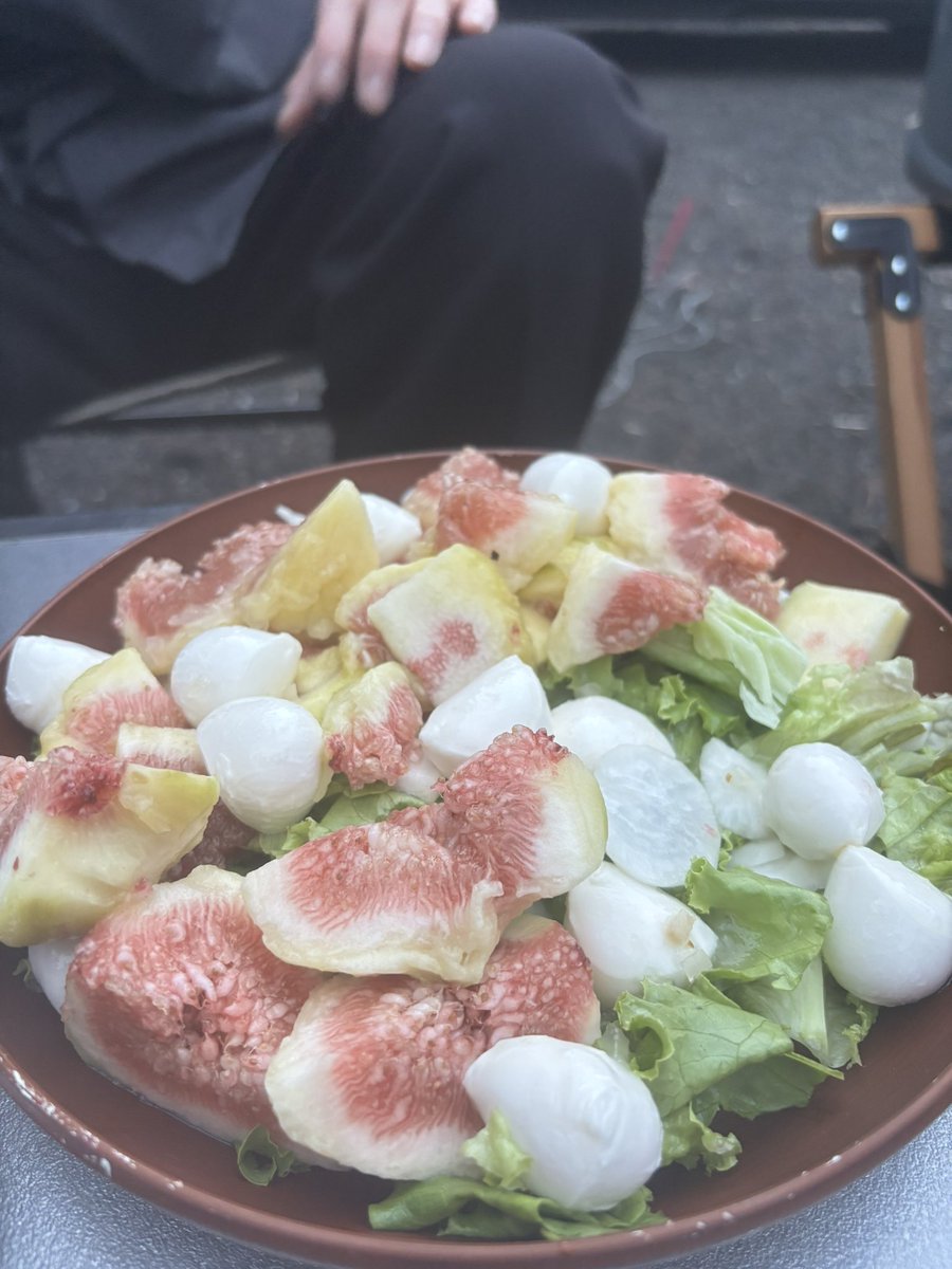 rainbowcamp2006's tweet photo. ぽよさんの大好物のいちじく〜。甘すぎて私は一口💦
今日の忘れ物はフライパンとタープ。。。
まぁ無くても良い物なんだけど🤣リンドで跳ね上げ出来るし電気鍋で全て事が足る。軟弱キャンパーなのですー文明の利器ありがたや🙏 https://t.co/dPGTg1yhmh