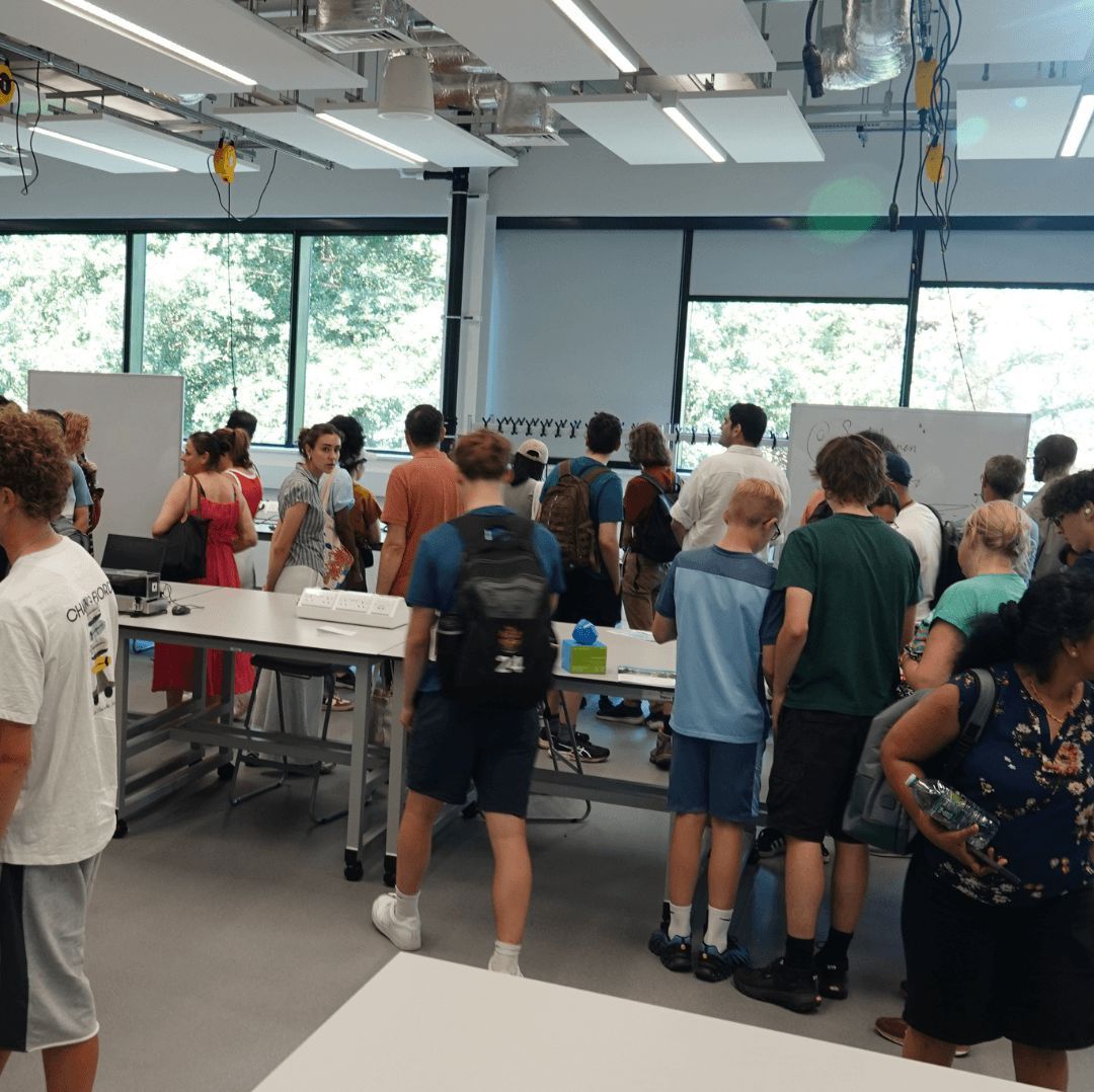 DeptofPhysics's tweet photo. After a fantastic first Undergraduate Open Day yesterday, we're looking forward to welcoming more future physicists at the Ray Dolby Centre on Day 2, and giving them a glimpse of what it's like to study Physics at Cambridge.

If you're joining us today, we can't wait to meet you! https://t.co/9IERjtb6W5