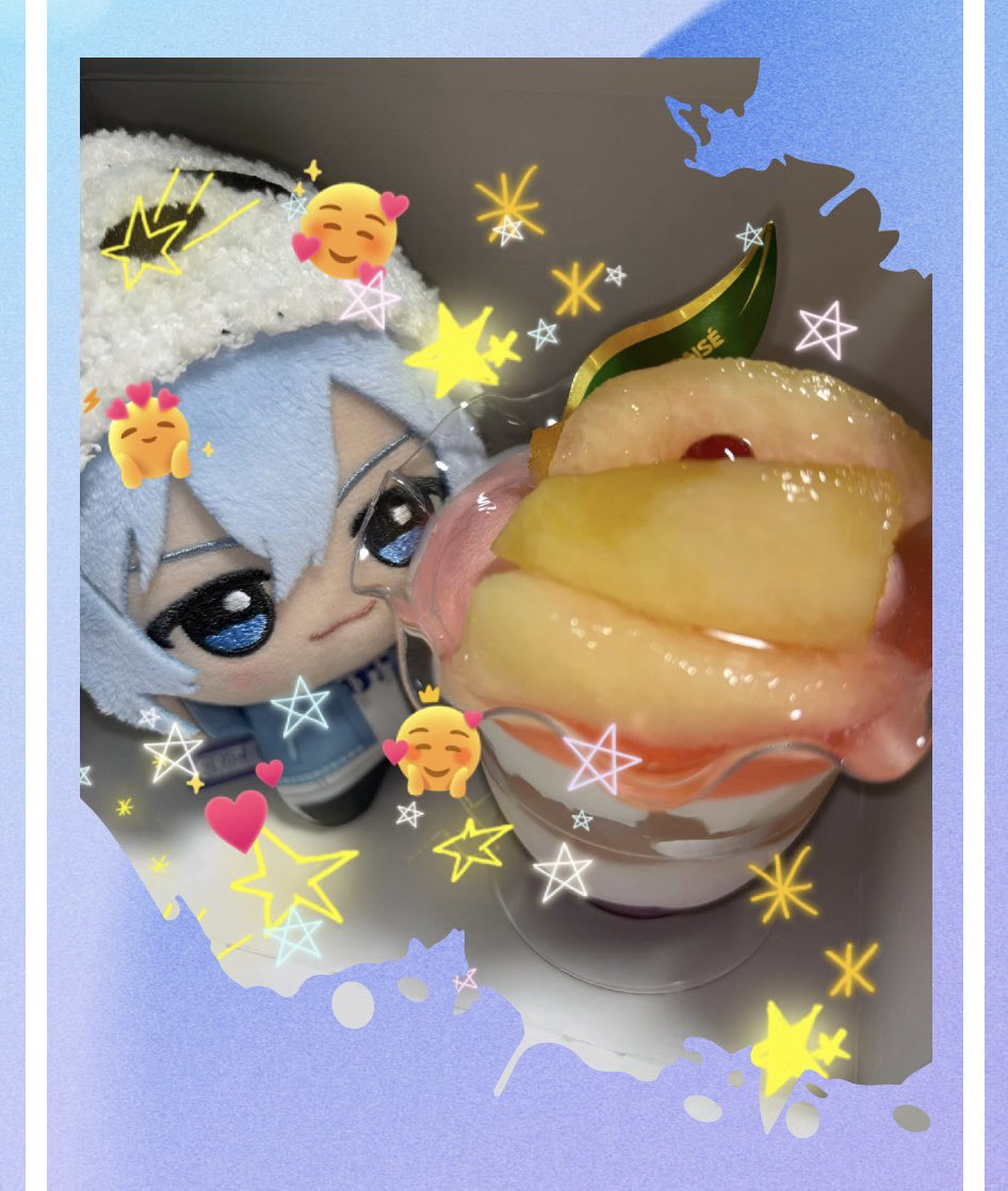 morino385's tweet photo. 上の桃だけで既に満足🥰 https://t.co/kKdvXy1vvw