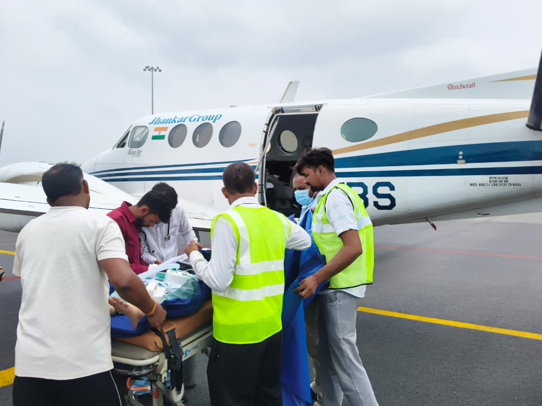 RewaAirport20's tweet photo. Service Beyond Skies, Care Beyond Boundaries ✈️

Today, @RewaAirport20 successfully facilitated two medical evacuation flights, safely airlifting critically ill passengers from Rewa to Hyderabad and Rewa to Bhopal for urgent medical treatment.

@AAI_Official @aairedwr https://t.co/590Wgvtfjy