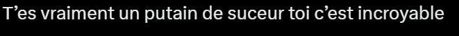 Homme2passage's tweet photo. @ZLannel @Garsu97 @BaysangurHanma bien l'amour de son prochain en tout cas https://t.co/AXWFGo5Qw9