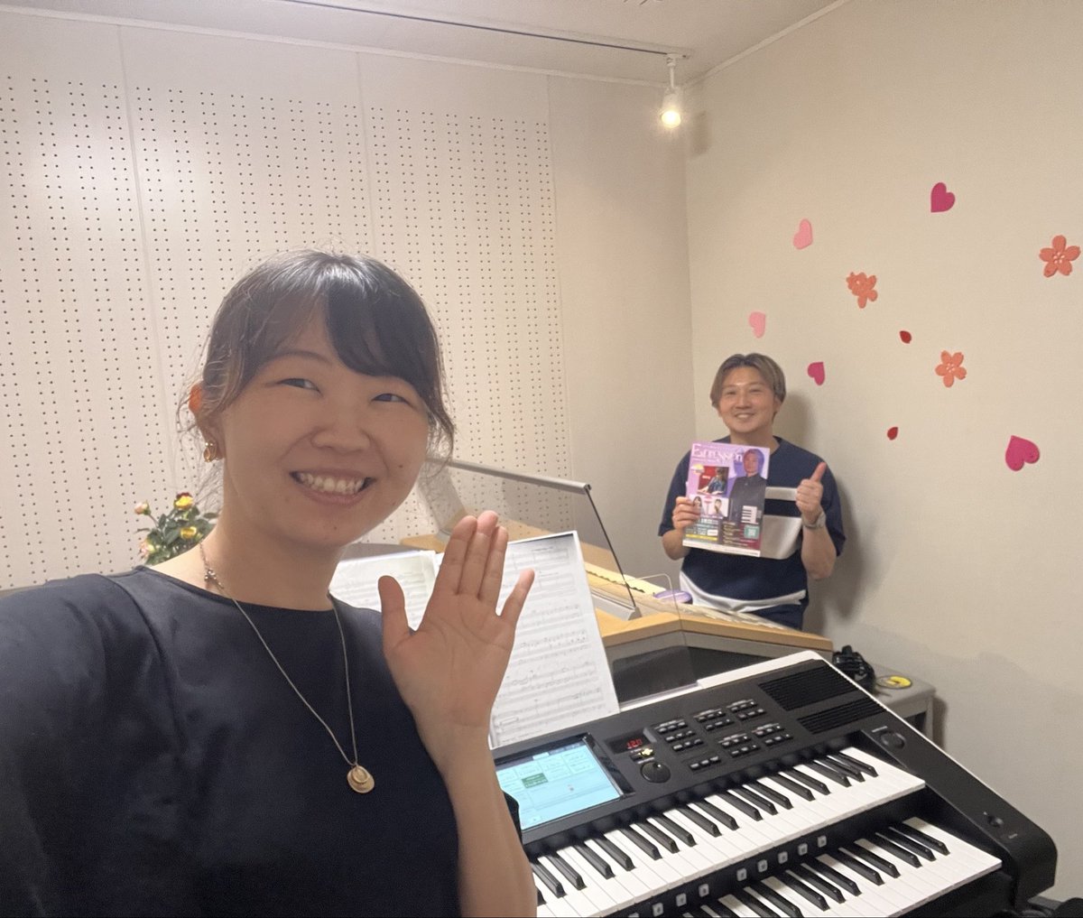 chishimasatoshi's tweet photo. リハーサルDay🎶

新田先生とアレンジを丁寧に確認していきました🎼
難曲にチャレ〜ンジ‼︎
あと1ヶ月、頑張るぞー💪

ひろしまエレクトーンライブ
Expression Vol.2
8月11日(火・祝)
https://t.co/miac6a5rcm

#エレクトーン
#ひろエレ https://t.co/OVtbOoQXXB