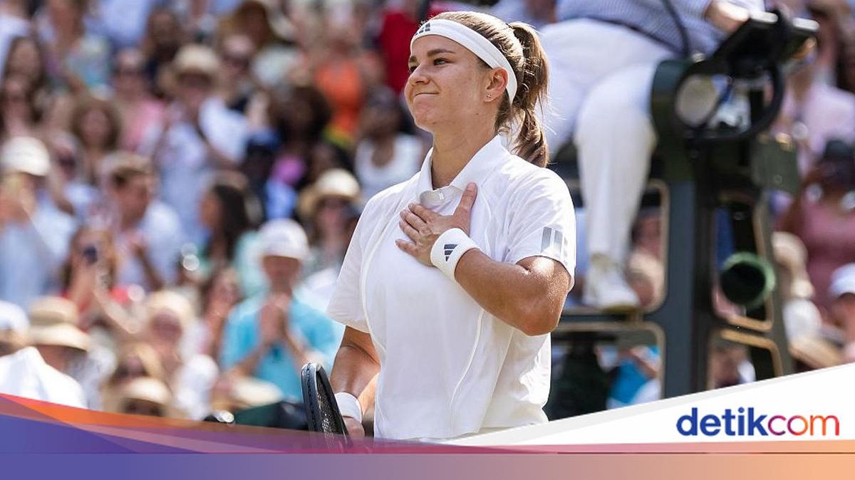 detiksport's tweet photo. Sejarah tercipta di Wimbledon! Untuk pertama kalinya, final Grand Slam mempertemukan dua petenis asal Ceko. Karolina Muchová akan menghadapi Linda Nosková di final Wimbledon 2026.