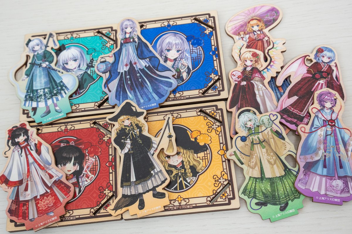 東方Project 中華風ドレスver.」のサンプル頂きました🙌 アクリル