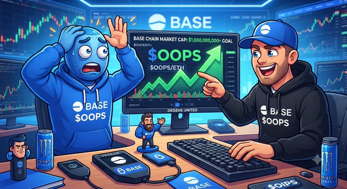 OopsBase's tweet photo. Good morning #base community 
Have a nice day.
$OOPS #Coinbase https://t.co/0xC9Chzcdi