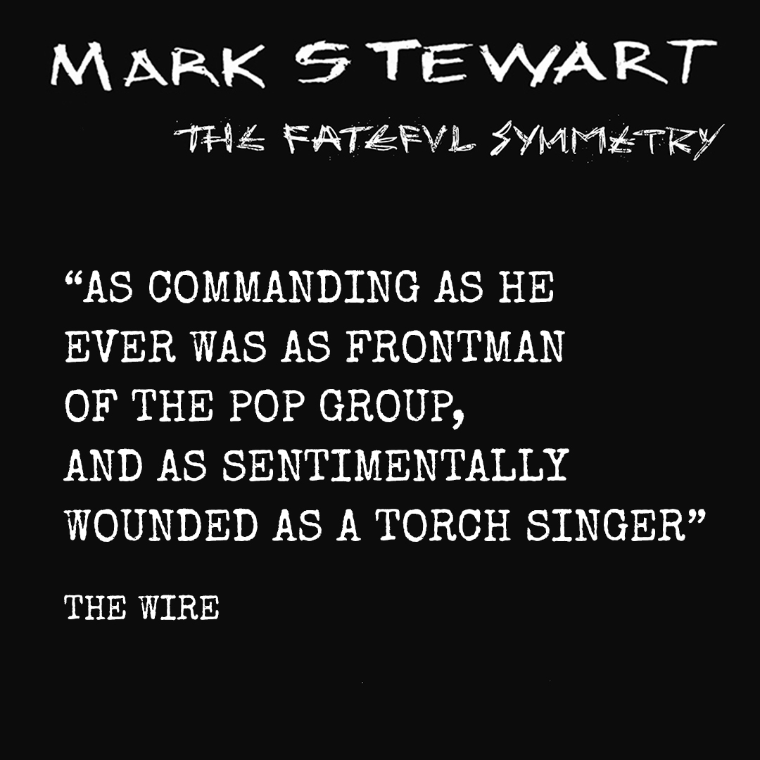 MuteUK's tweet photo. A year on from the release of Mark Stewart’s astonishing album The Fateful Symmetry, a new black vinyl edition is now available. 

  https://t.co/s4MsxupxtV https://t.co/Tx8vgZ7RMV
