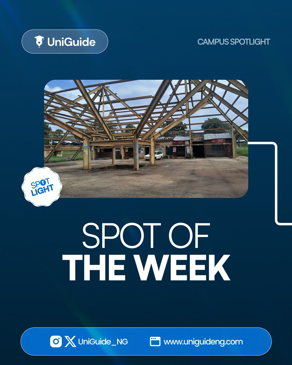UniGuide_NG's tweet photo. Spot Of the Week!!
Make sure you check out the spot.
Stay Guide and Have a Great Weekend
#uniguide #unijos #CampusLife #startup #location https://t.co/vFXArWIKnN