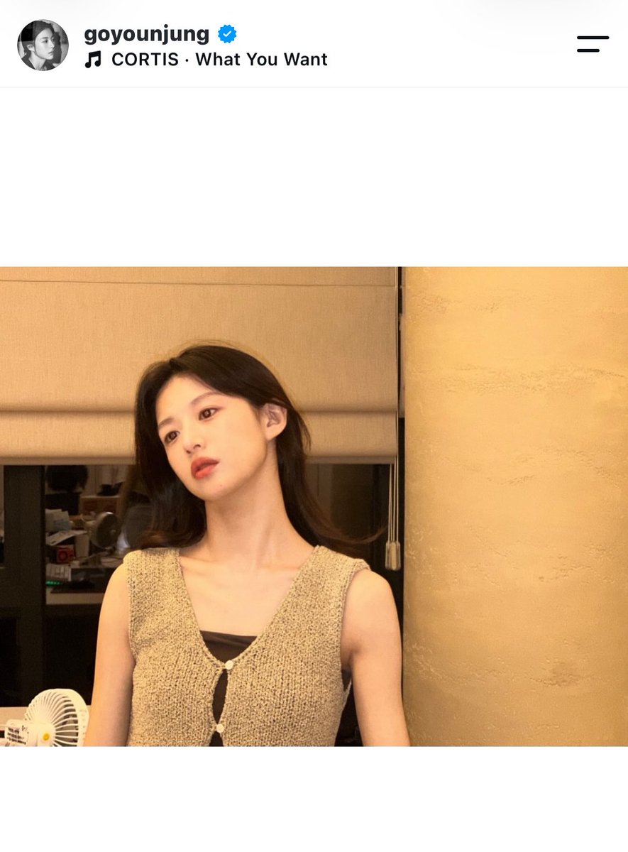 cortisbyartists's tweet photo. The beautiful GO YOUNJUNG used “What You Want” by CORTIS as bgm on her latest instagram post.

#CORTIS #코르티스 https://t.co/RtWwVgxJ3t