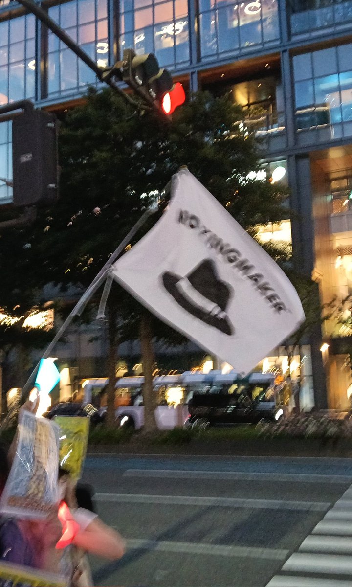 nao5293's tweet photo. フラッグも増えました
#めちゃくちゃな政治に抗議0710
#めちゃくちゃな政治に抗議0710福岡 https://t.co/QyNr3gMhTI