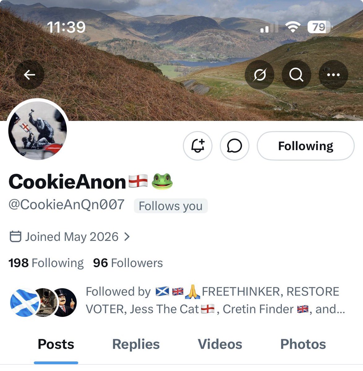 Anon7127's tweet photo. @CookieAnQn007 is on 96,I had my way he’d be up with me,needs a follow please guys🫡🇬🇧 https://t.co/hgCqCndOF1