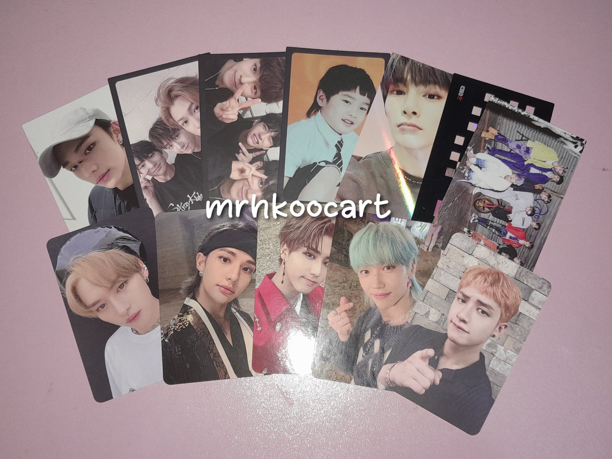 mrhkoocart's tweet photo. interest check .ᐟ

— random stray kids pcs
— price range : P50 to P300
— onhand ; no to sensi buyers

⌲ skz ph chan lee know changbin hyunjin han felix seungmin i.n photocard https://t.co/QcM4A7WkzS