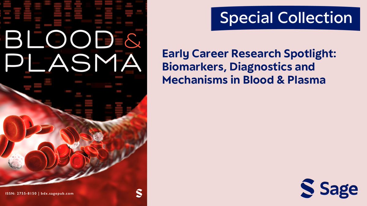 BloodPlasmaBDX's tweet photo. Are you an early career researcher working in blood or plasma science?

Our ECR Spotlight is open for submissions and designed to showcase rigorous ECR-led research, from #biomarkers and #diagnostics to disease mechanisms and #therapeutics.

🔗https://t.co/3KwmiUgWHt

#Hematology https://t.co/JtdKu1CP75