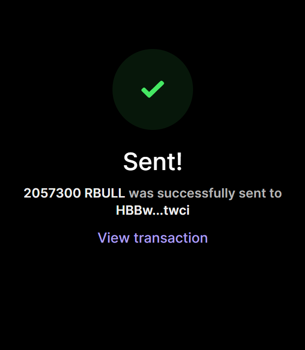 RobinBullSolana's tweet photo. ✅ Purchase of  2.05 MILLION $RBULL completed for 0.205+ $SOL

1 $SOL = 10,000,000 $RBULL

Buy On $RBULL ON X 
Send between 0.2 SOL and 10 SOL to: RBU1SkSjGWRokv8QAcv85sWFGhTg6YQDVJRejHif9Yy

1 SOL = 10M $RBULL
5 SOL = 100M $RBULL 

Retweet &amp; Drop SOL Address https://t.co/cZsAToes2v