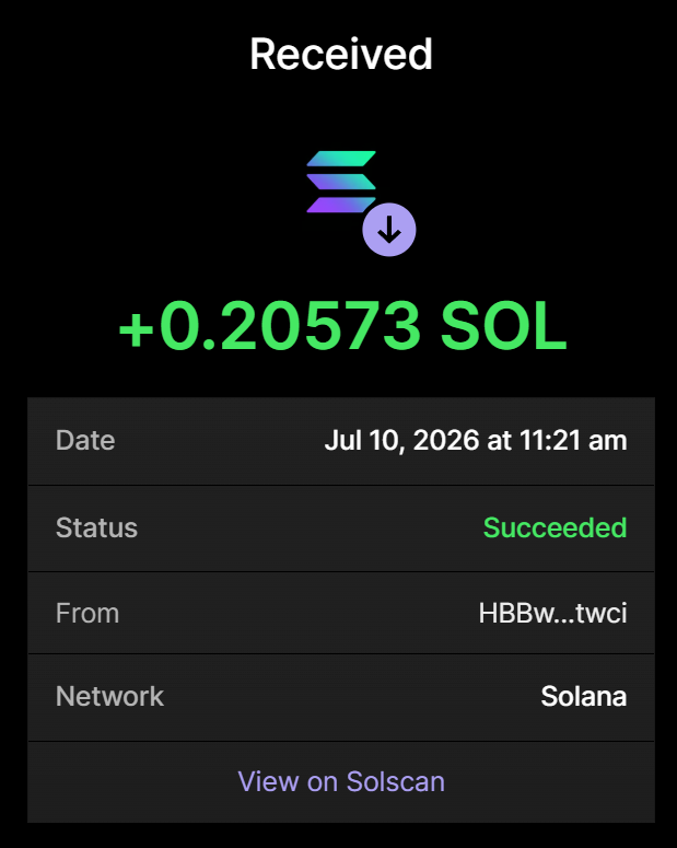 RobinBullSolana's tweet photo. ✅ Purchase of  2.05 MILLION $RBULL completed for 0.205+ $SOL

1 $SOL = 10,000,000 $RBULL

Buy On $RBULL ON X 
Send between 0.2 SOL and 10 SOL to: RBU1SkSjGWRokv8QAcv85sWFGhTg6YQDVJRejHif9Yy

1 SOL = 10M $RBULL
5 SOL = 100M $RBULL 

Retweet &amp; Drop SOL Address https://t.co/cZsAToes2v