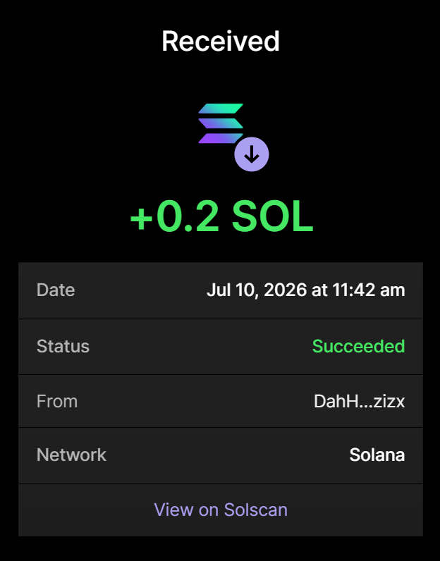RobinBullSolana's tweet photo. ✅ Purchase of  2 MILLION $RBULL completed for 0.2 $SOL

1 $SOL = 10,000,000 $RBULL

Buy On $RBULL ON X 
Send between 0.2 SOL and 10 SOL to: RBU1SkSjGWRokv8QAcv85sWFGhTg6YQDVJRejHif9Yy

1 SOL = 10M $RBULL
5 SOL = 100M $RBULL 

Retweet &amp; Drop SOL Address https://t.co/oWDkFH7A5s
