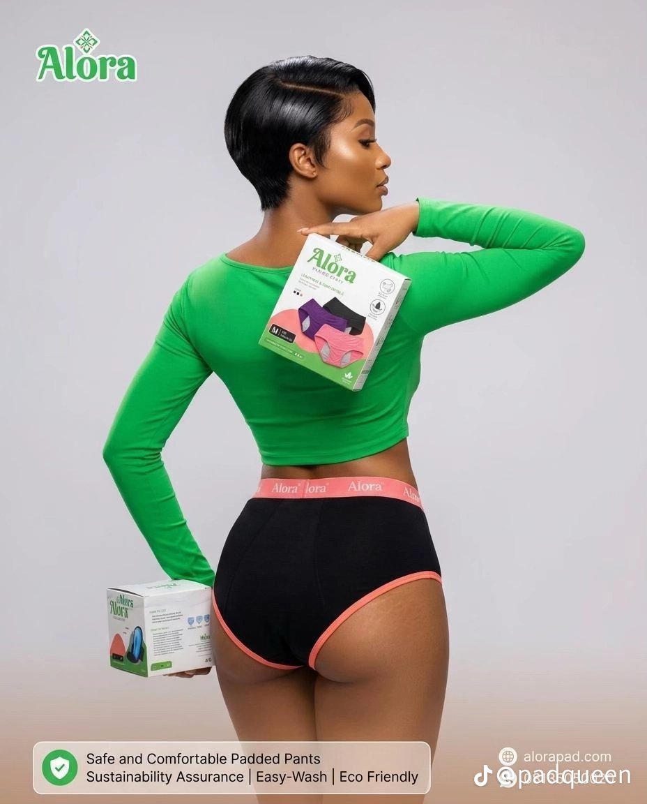 AloraPads's tweet photo. Introducing Alora Padded Pants leak-free,
eco-friendly, ultra-comfortable protection
built for the woman who never slows down.✅ LeakProof
✅ Reusable &amp; Eco-Friendly
✅ Ultra Absorbent
✅ Easy Wash &amp; Quick Dry
✅ Saves you money every month
#AloraPaddedPants
#LeakFree #NewLaunch https://t.co/jFZO1zExzd