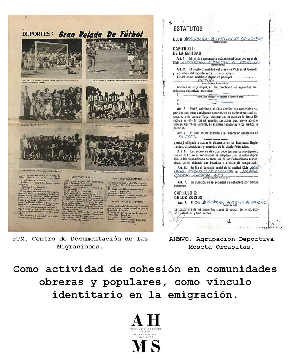 ArchivosEst's tweet photo. Brigadistas internacionales jugando entre combates. Vecinos de Orcasitas organizando torneos mientras exigían agua y alcantarillado. Universitarios y obreros en los campos del SUT.
El fútbol, como vínculo social, presente en nuestro AHMS🗂️⚽
https://t.co/IInud4AafL https://t.co/CvGbpZoRVI