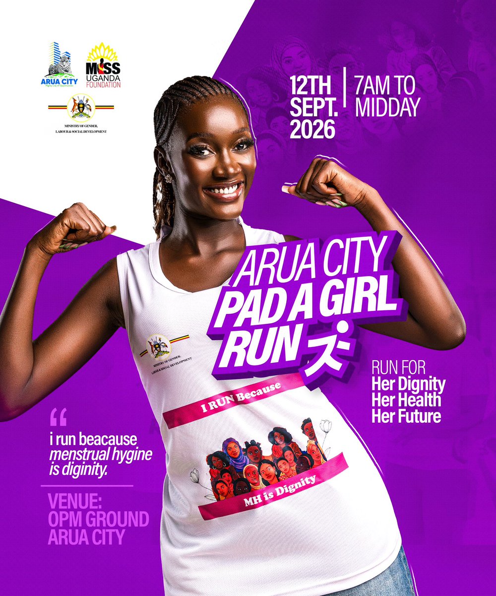 AloboPatricia's tweet photo. No Girl Should Trade Her Education Just For A Sanitary Pad. ARUA CITY Lets Run For Her#DIGNITY#EDUCATION#HEALTH AND HER FUTURE https://t.co/AaH1dElRFu