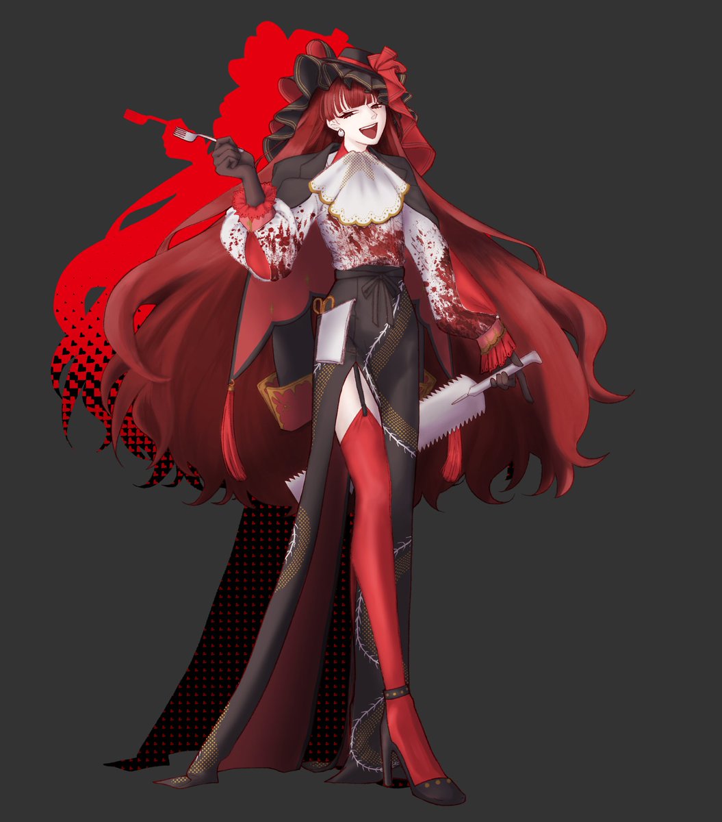 kankitsu_903's tweet photo. omさん主催の「ALI PROJECTの曲をイメージしたキャラクター」の誰デザに参加させていただきました！🙌
イラストは(3)の人生美味礼讃を担当しました❤️🍽️

リプにアンケートを繋げますので、柑橘類がデザインしたキャラを予想してみてください〜！よろしくお願いします！🙏
#誰のキャラデザだゲーム https://t.co/MJYpVFCk83