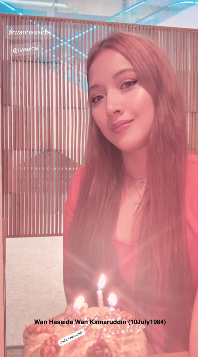 hasaidaofficial's tweet photo. It’s my birthday today! Happy birthday to me! 🎂✨
Wan Hasaida Wan Kamaruddin (10July1984) 172 tall. 
Founder ceo of @WHasaida , @amplifyskincare ,@THEECOCHIC_CO 
Attractive Progress Sdn Bhd. (registered co: 201101013763) &amp; 
Wan Hasaida London Limited (UK) 
@hasaidaofficial https://t.co/Q176V8PcCC