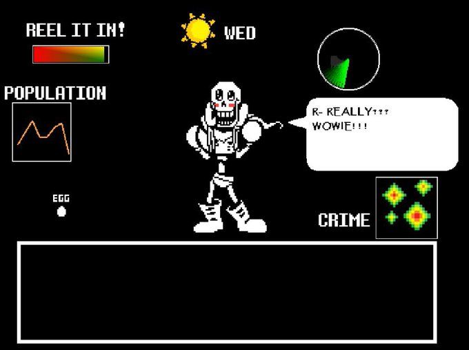 Epicconor1's tweet photo. @ImagesDeltarune There's an egg in the papyrus date https://t.co/ETzd97vpsd