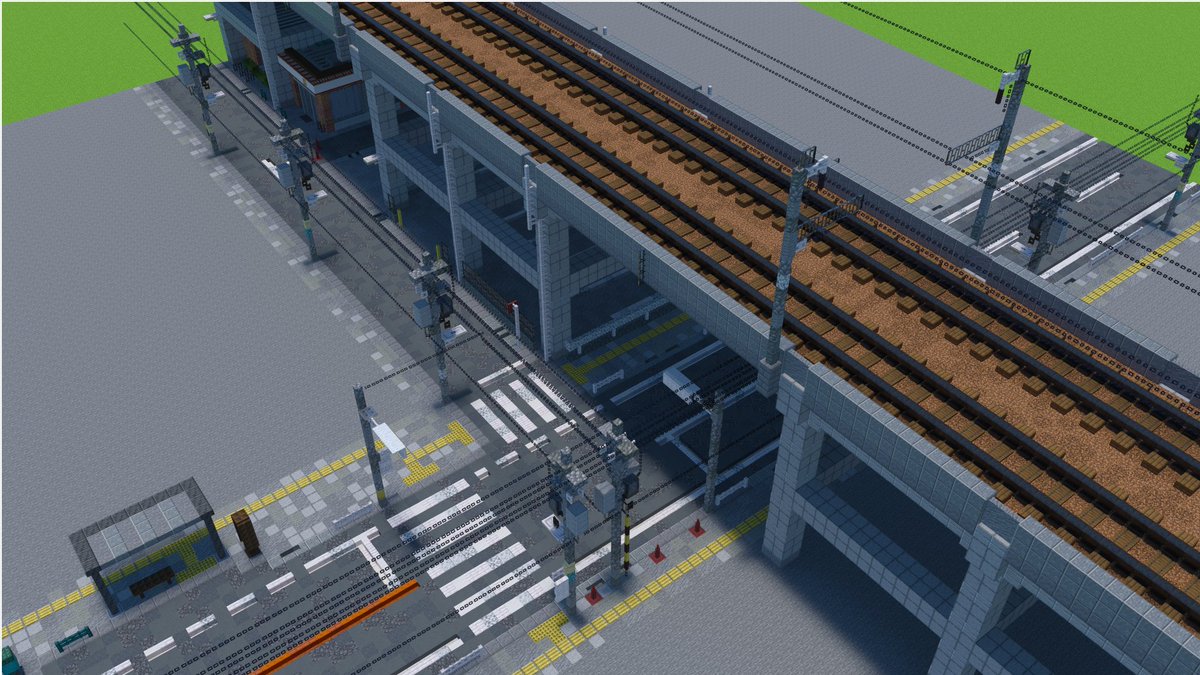 sNz9_'s tweet photo. 高架橋
#Minecraft #マイクラ建築 https://t.co/5m3xkSeijE