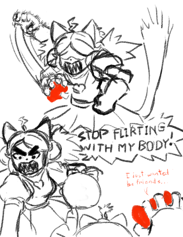 Kuraido_manniac's tweet photo. Nevermind...

#mewmew #deltarune https://t.co/CcKb0ncdqY