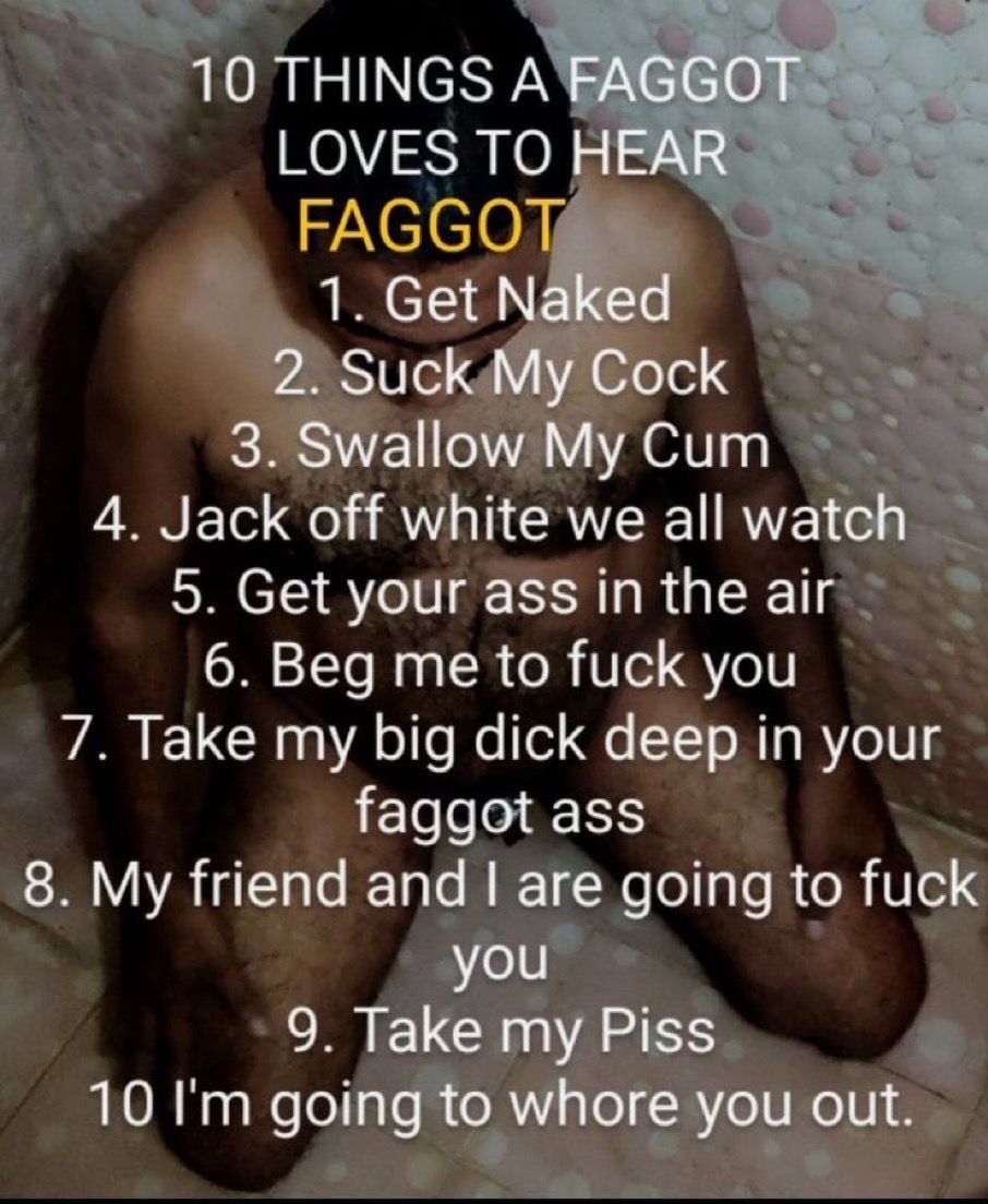 fitdadcoach's tweet photo. what would u add to this list, fag? 😈 https://t.co/RUUQwr3z60