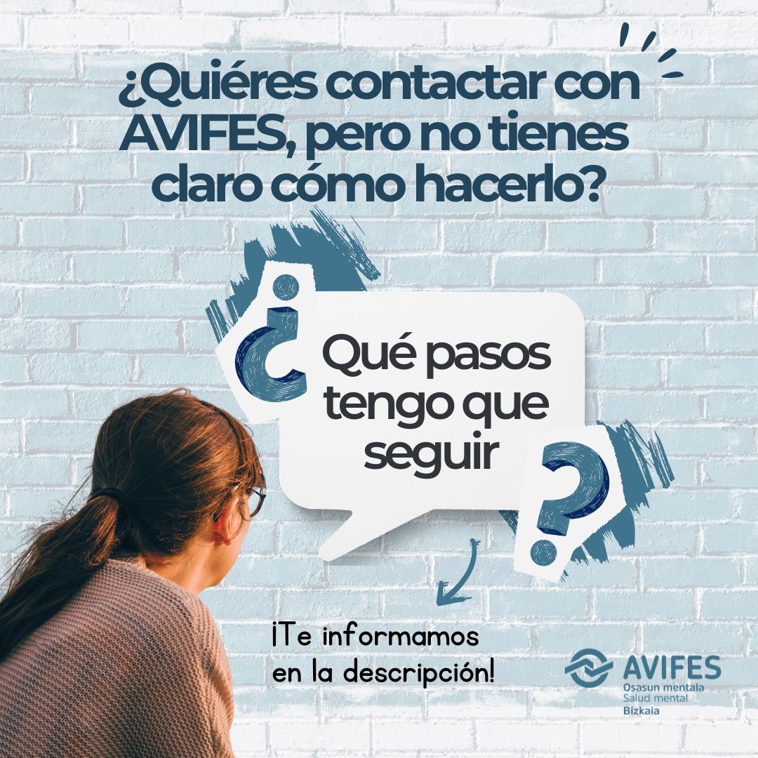 avifes's tweet photo. Dar el primer paso es lo más difícil, por eso en #AVIFES te lo ponemos fácil. Acompañamos a personas con problemas de #saludmental y a sus familiares.

Llama al 📞944 456 256 o escribe a info@avifes.org
para concertar una cita.

Hoy puede ser el día. Estamos al otro lado. 🫂 https://t.co/hc2OA5Rsef