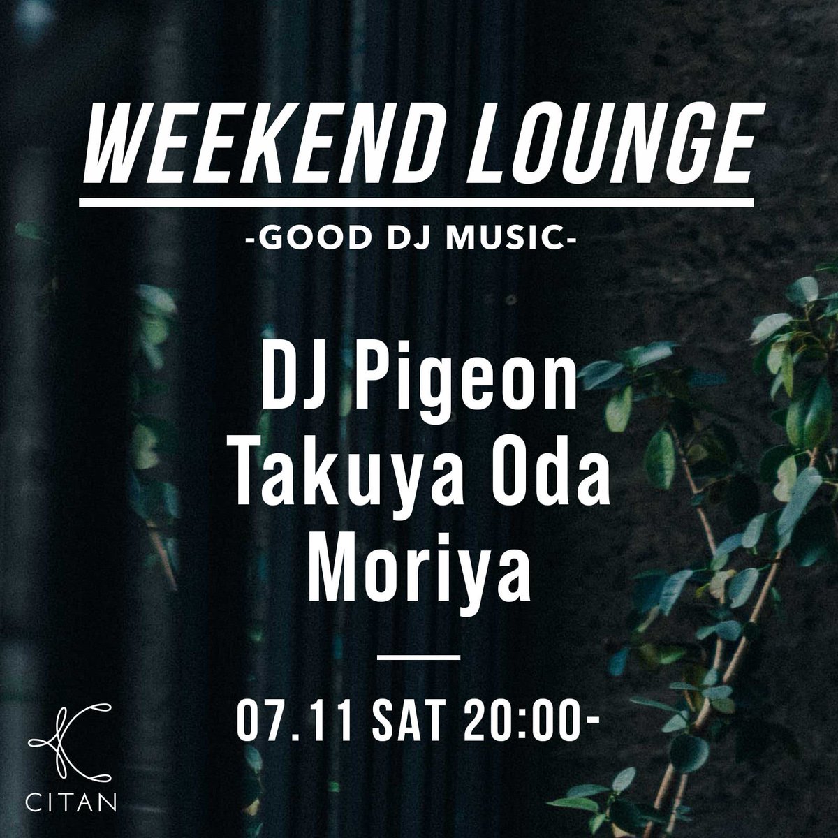 DeejayPigeon's tweet photo. 明日、久しぶりにCITANでやります！ https://t.co/uMsq3W1VE5