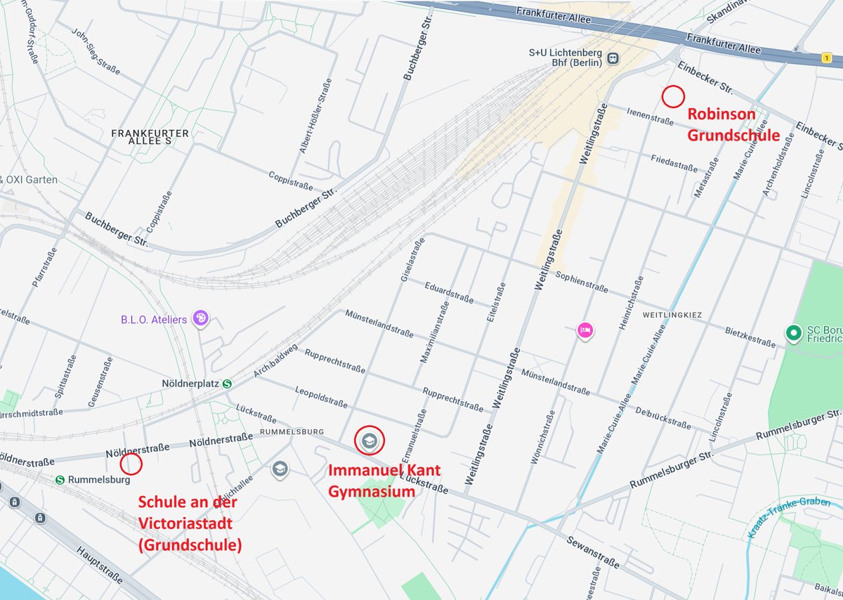 ttopliner's tweet photo. @DiverseView #weitlingkiez #kiezblock Damit wird der Verkehr auch vor Schulen gelenkt bzw. der Schulweg auf den Hauptstraßen unsicherer aufgrund der höheren Belastung. Besonders betroffen die Schule an der Victoriastadt sowie das Immanuel Kant Gymnasium. Beide Schulen sind an Hauptstraßen. https://t.co/UlJH2DyxSg
