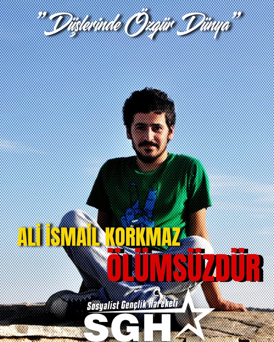 SGHareketi3's tweet photo. Ali İsmail Korkmaz'ı 13 yıl önce bugün kaybettik.
Özgür bir dünya düşüyle çıktığı sokakta, polisin ve faşist çetelerin saldırısıyla öldüresiye darp edilen Ali İsmail'imiz, tedavi olmak için gittiği hastanede ancak 20 saat sonra ilk kez müdahale gördü. Beyin kanaması geçirdiği+ https://t.co/vfy1fgWVlk