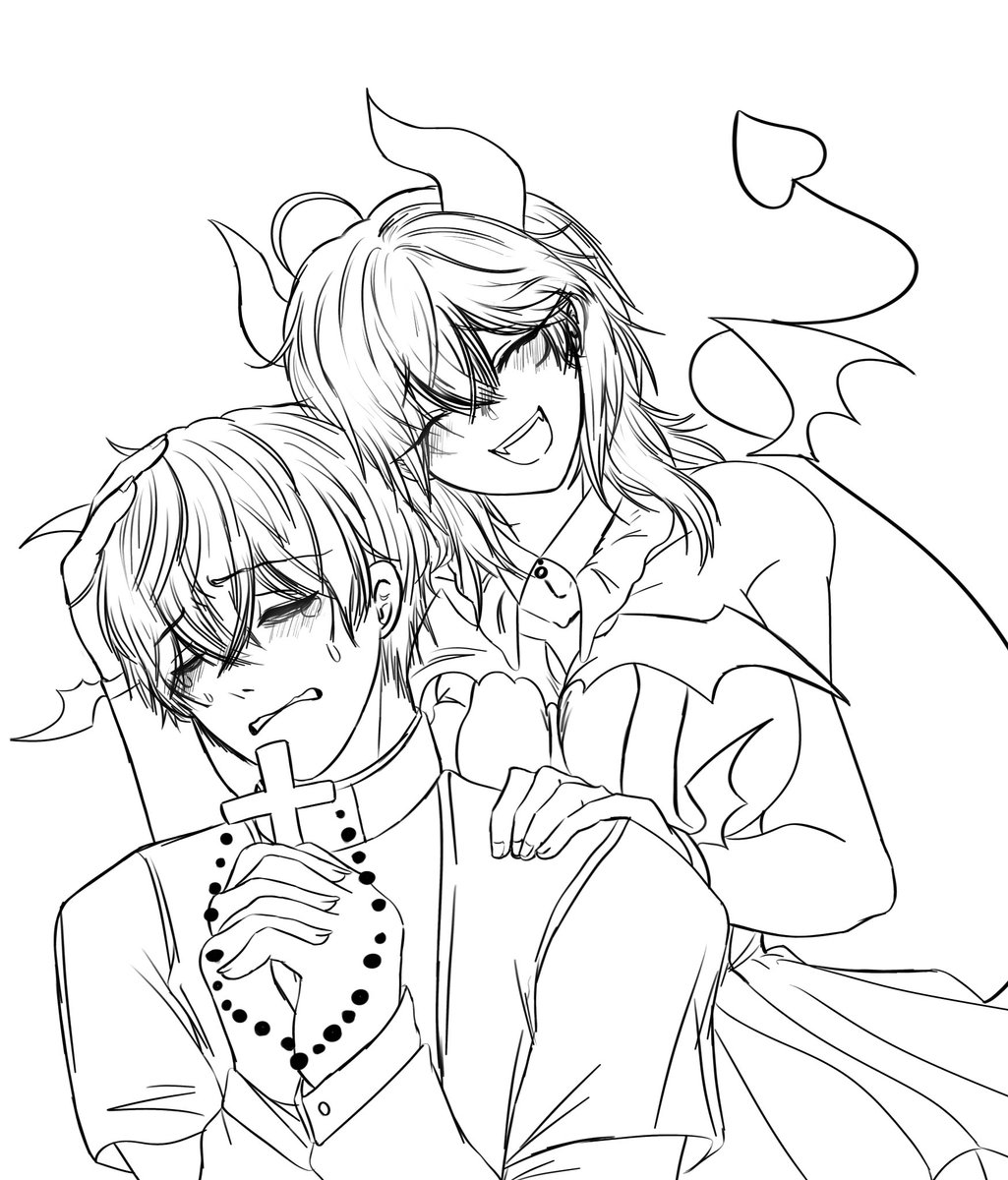 alalalan_lalala's tweet photo. The 𝕯𝖊vil is real 😈 જ⁀➴ ♡ / 憬リオ🌙⭐️

#uzurion #อุซึริอง #サカモトデイズ #SAKAMOTODAYS https://t.co/5rnorKhA9V