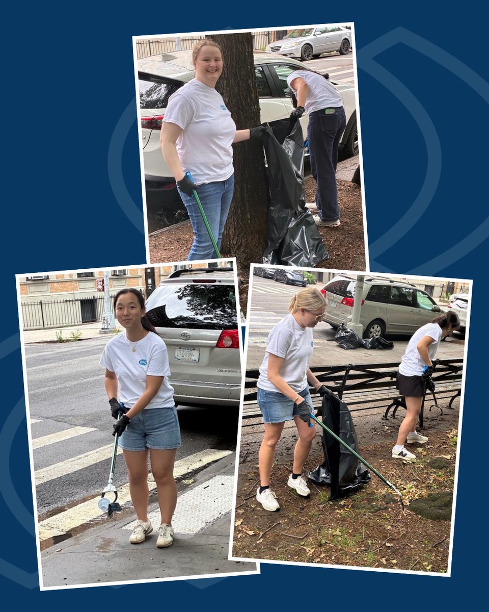 IFAC's tweet photo. 🌿 Giving back in NYC! 💚

Last month, IFAC and IFEA employees and interns volunteered at Jackie Robinson Park, removing 27 bags of debris to help keep this community space clean and welcoming.

👏 Thank you to everyone who volunteered! https://t.co/xKtPtF6JjX