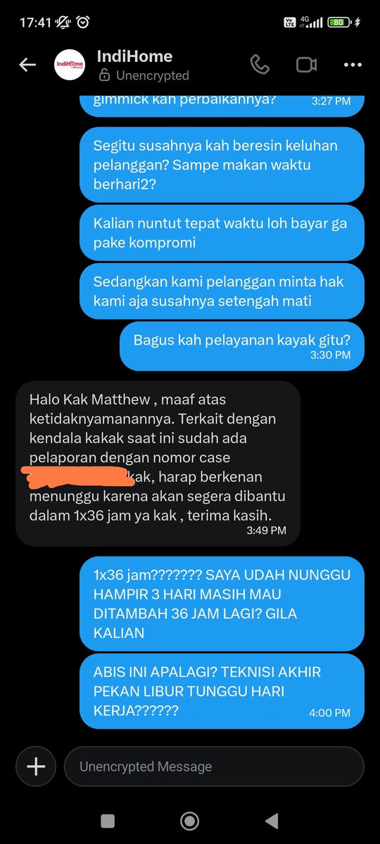 Mattebayo's tweet photo. Rekomendasi utk yg hobi nungguin hal ga jelas

1. 3 hari jaringan mati
2. Req tiket
3. Dikabarin udh fix tp ga fix
4. Ajukan ulang kendala
5. Lapor ulang smp tiketnya hangus
6. Komplain
7. Sabar maaf sabar template
8. Tiket baru
9. Tunggu lg 1x36

Emang best @IndiHome https://t.co/EdLKNlWeEm