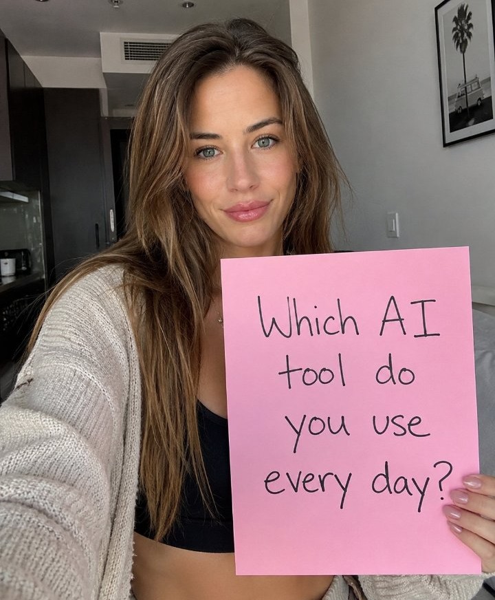 pinkipkmz's tweet photo. Which AI tool do you use everyday? https://t.co/QfUDsJGxE4