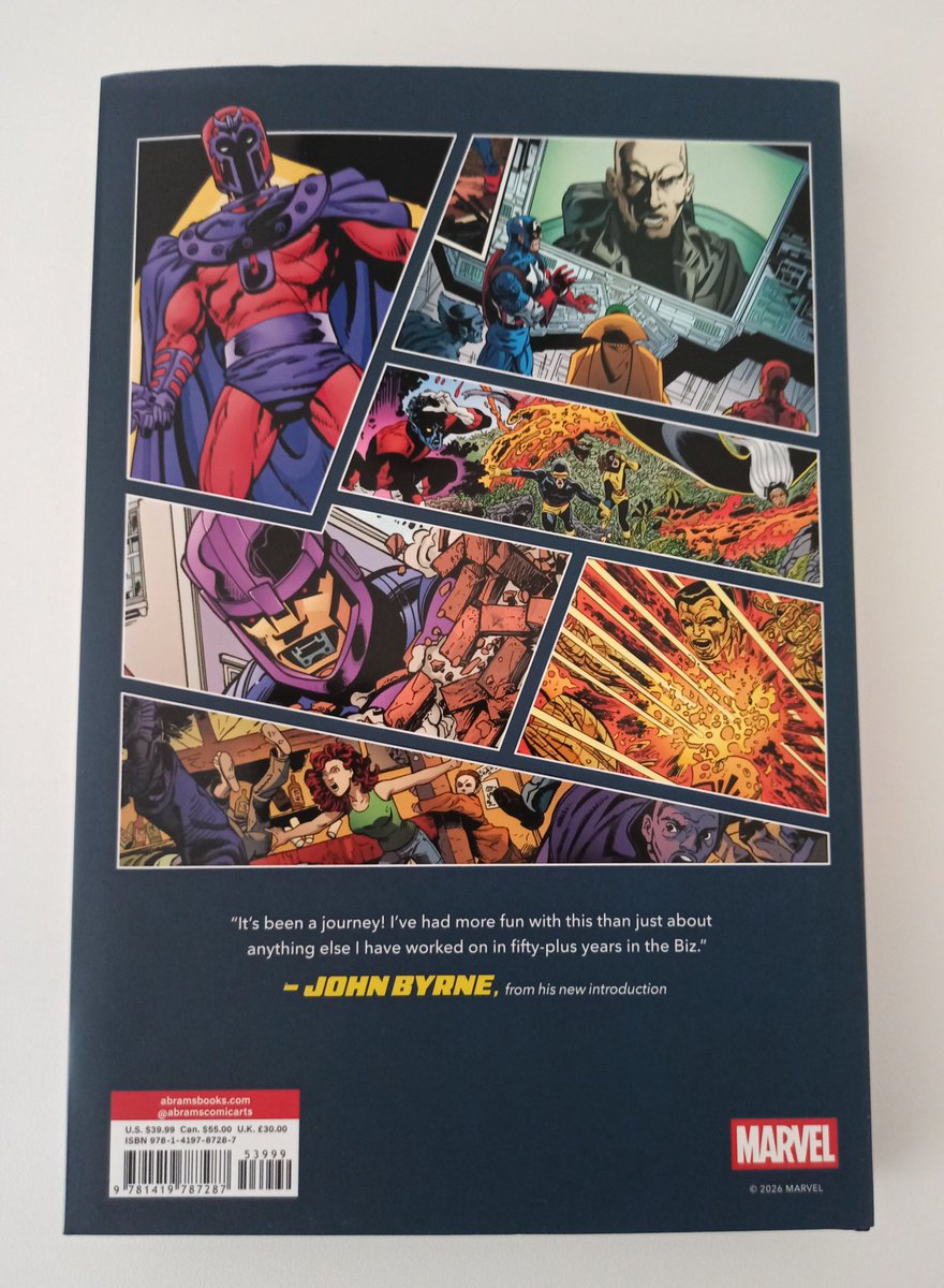 penumbracomics's tweet photo. Gracias @radar_comics !! Me he emocionado, Byrne en vena!! X-Men Elsewhen en tapa dura y el papel es mate, con lo que queda perfecto el color 😍😍 https://t.co/uR0au5Gpfi