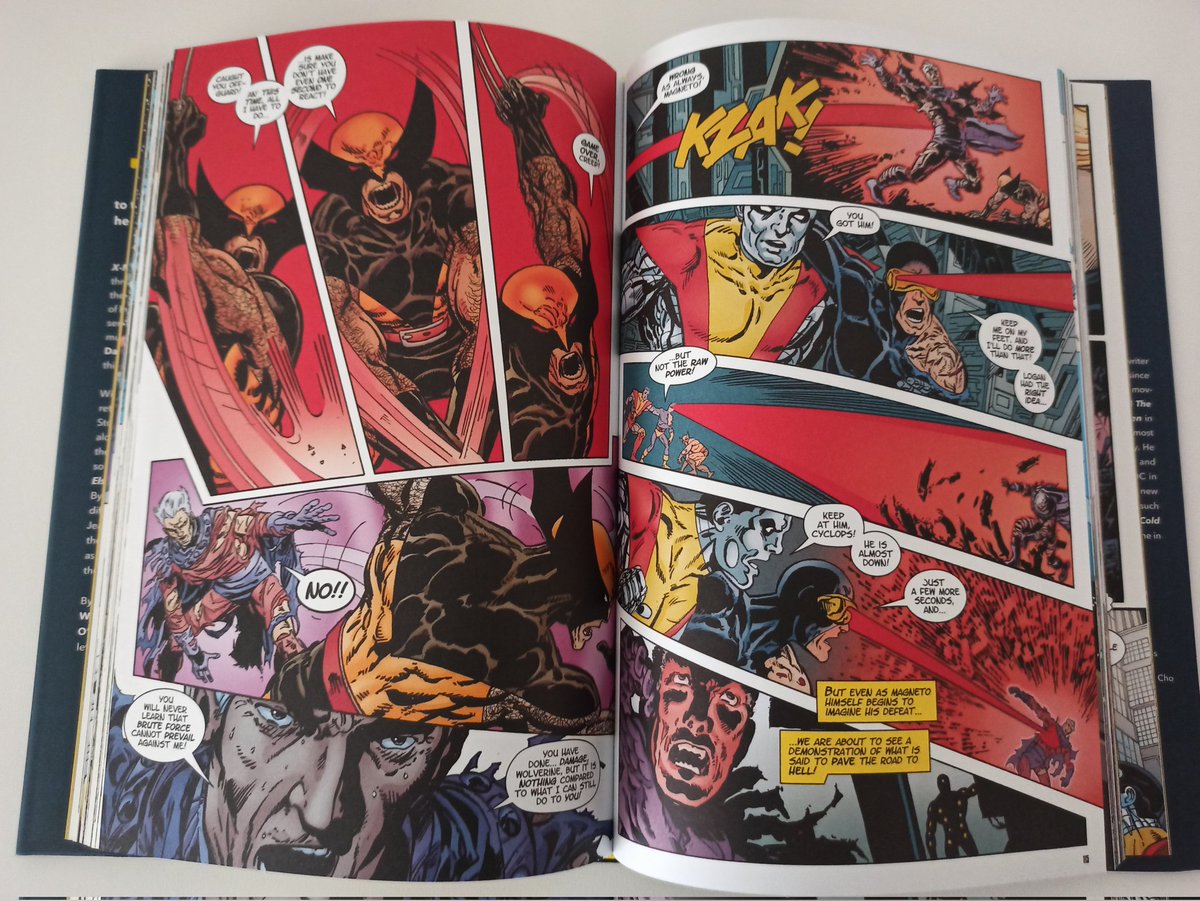 penumbracomics's tweet photo. Gracias @radar_comics !! Me he emocionado, Byrne en vena!! X-Men Elsewhen en tapa dura y el papel es mate, con lo que queda perfecto el color 😍😍 https://t.co/uR0au5Gpfi