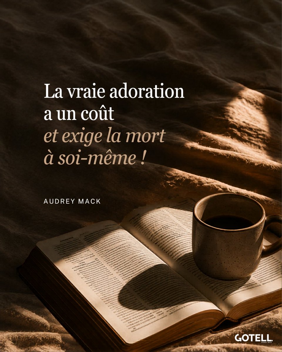 AudreyGoTell's tweet photo. La vraie adoration a un coût !

True worship comes at a cost! https://t.co/O0RcQ6DN9t