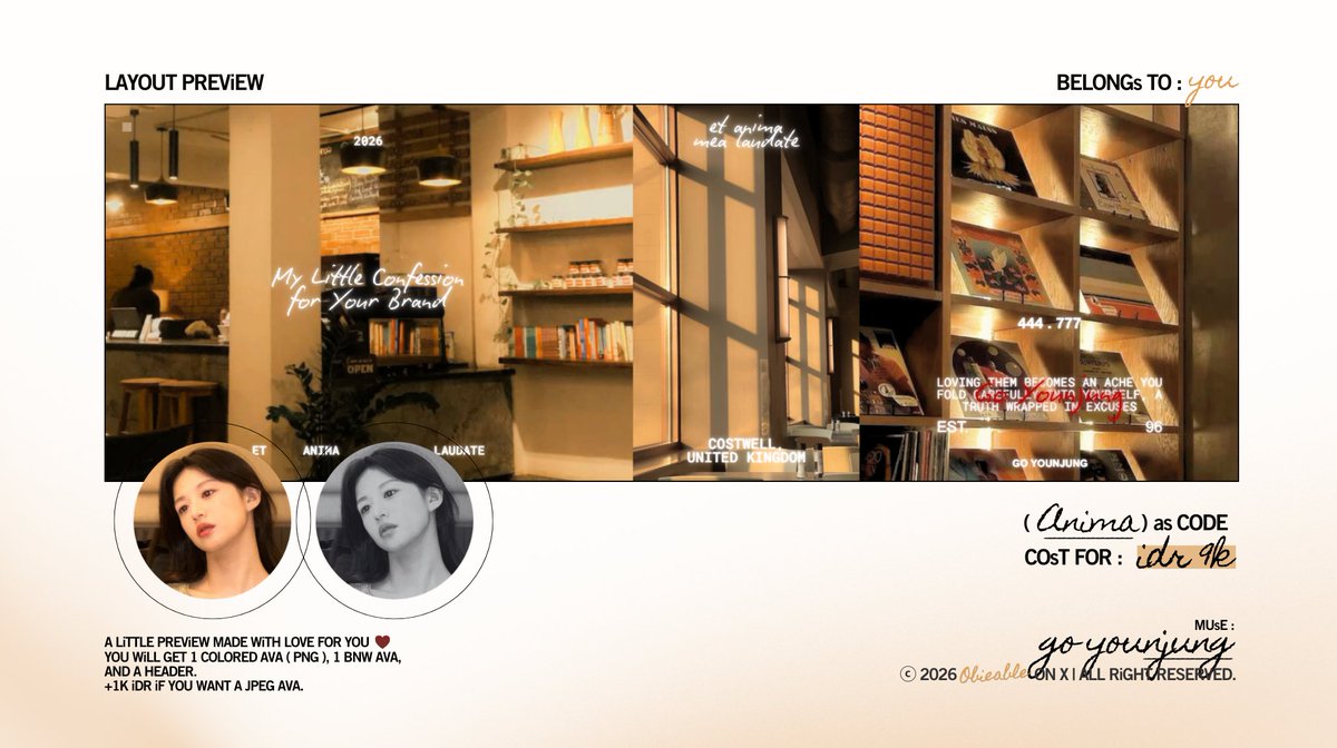 obieable's tweet photo. Repost are appreciated. 

Serving instant visual perfection. From her newest feed drop, this Go Younjung layout is officially open for claims. Secure this fresh drop now!

PNG Ava &amp; Free retext.
Contact me: https://t.co/YUKlQjcnms

#bealanja https://t.co/6dCEgHkUoL